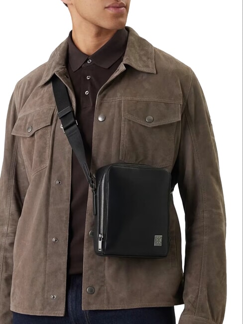 HARDWARE EMBLEM Borsello na black - Tracolle Uomo