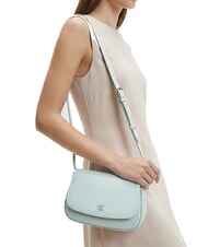 CALVIN KLEIN HARDWARE MONOGRAM Mini Bag a tracolla whispering blue - Borse Donna - 2