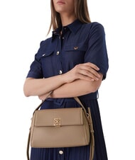 CALVIN KLEIN HARDWARE EMBLEM PEBB Borsa a mano, con tracolla desert taupe - Borse Donna - 2