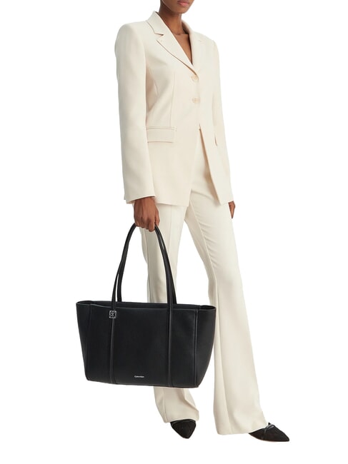 HARDWARE EMBLEM PEBB Shopping Bag na black - Borse Donna