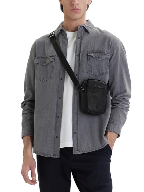 BOLD LOGO NYLON Borsello Slim na black - Tracolle Uomo