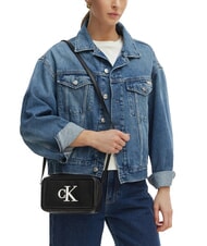 CALVIN KLEIN BOLD MONOGRAM Mini Bag a tracolla black/white - Borse Donna - 2