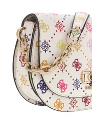 GUESS EMELIE LOGO Borsa a spalla, fantasia multi logo - Borse Donna - 5