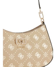 GUESS EMELIE LOGO Borsa a spalla vanilla logo - Borse Donna - 4