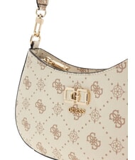 GUESS EMELIE LOGO Borsa a spalla biscotti logo - Borse Donna - 5