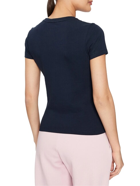 SLIM LOGO T-shirt stretch slim fit daring ocean - T-shirt e Top Donna