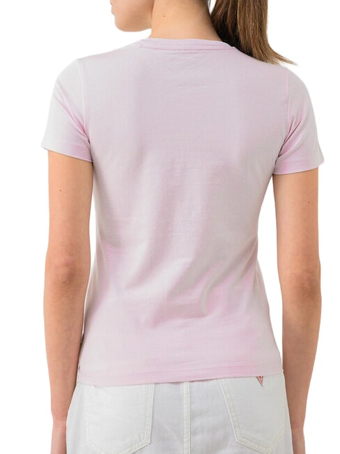 SLIM LOGO T-shirt stretch slim fit summer lilac - T-shirt e Top Donna