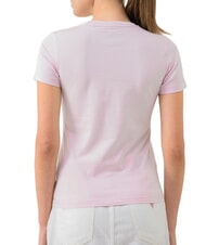 GUESS JEANS SLIM LOGO T-shirt stretch slim fit summer lilac - T-shirt e Top Donna - 2