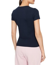 GUESS JEANS SLIM LOGO T-shirt stretch slim fit daring ocean - T-shirt e Top Donna - 2