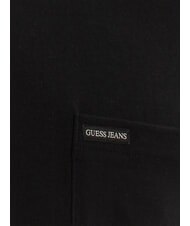 GUESS JEANS REGULAR LOGO T-Shirt in cotone jetbla - T-shirt Uomo - 3