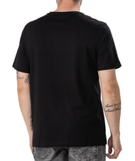 GUESS JEANS REGULAR LOGO T-Shirt in cotone jetbla - T-shirt Uomo - 2