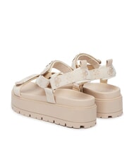 GUESS FETTA Sandali con zeppa CREMA - Scarpe Donna - 3