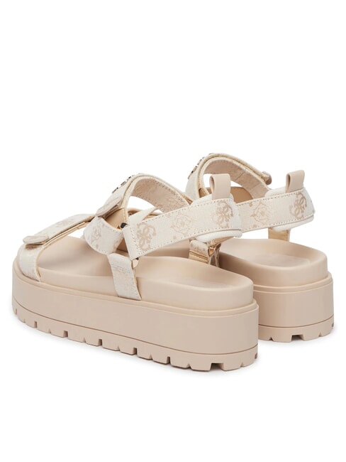 FETTA Sandali con zeppa CREMA - Scarpe Donna