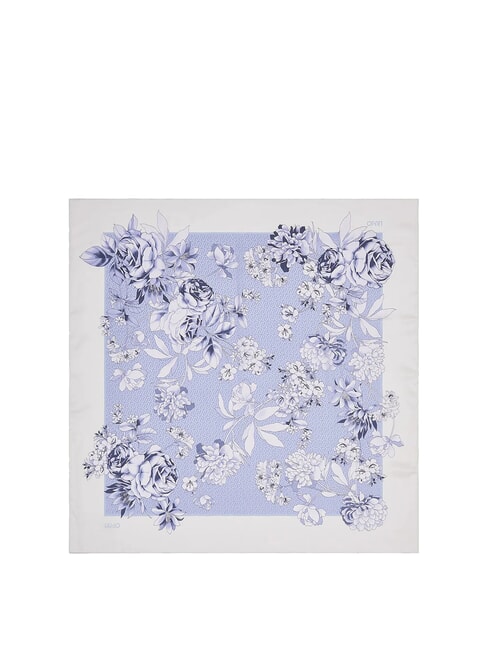 FLOWER Foulard light blue - Sciarpe
