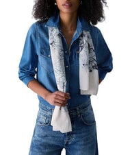 LIUJO FLOWER Foulard NERO - Sciarpe - 2