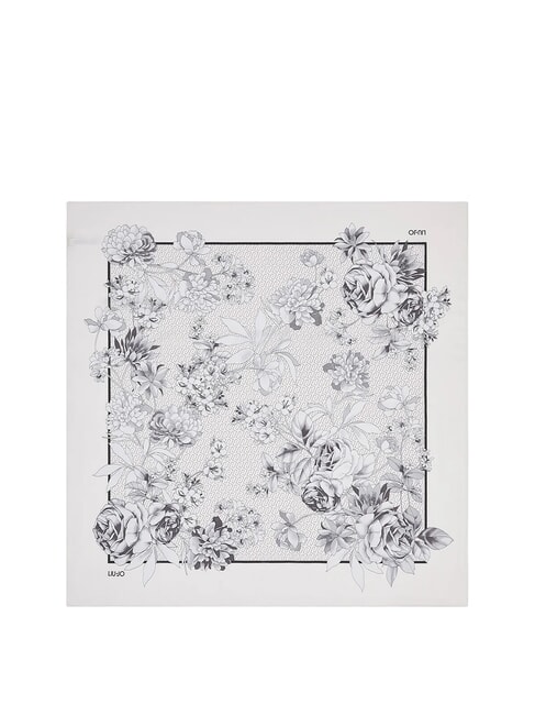 FLOWER Foulard NERO - Sciarpe