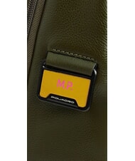 PIQUADRO RUSSEL Zaino in pelle porta pc 15.6" VERDE - Zaini da lavoro porta PC - 5