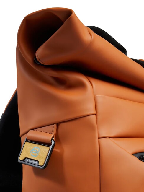 CORNER SPECIALE GOMMATO Zaino roll-top porta pc 15.6" CUOIO - Zaini da lavoro porta PC