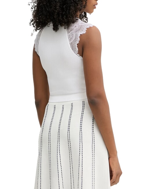 MILLIE Top purwhite - T-shirt e Top Donna