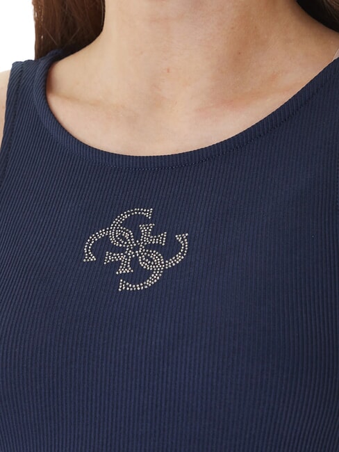 GUENDALINA Top blackened blue - T-shirt e Top Donna