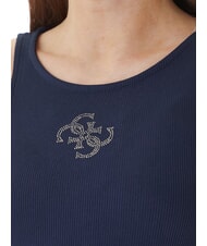 GUESS GUENDALINA Top blackened blue - T-shirt e Top Donna - 3