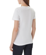 GUESS 3D SCRIPT Maglietta in cotone purwhite - T-shirt e Top Donna - 2