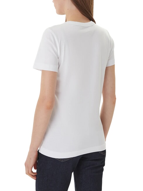 3D SCRIPT Maglietta in cotone purwhite - T-shirt e Top Donna