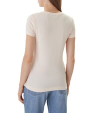 GUESS CN SS LOGO T-shirt a maniche corte cosmic vanilla - T-shirt e Top Donna - 2