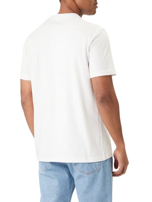 LOGO CONTRAST T-Shirt in cotone purwhite - T-shirt Uomo