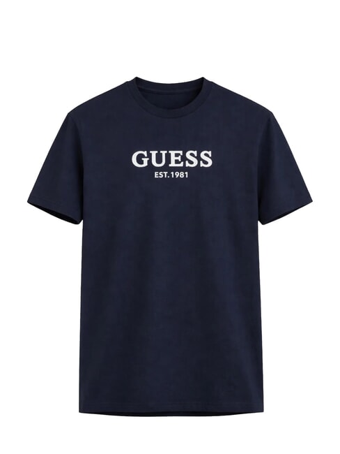 LOGO CONTRAST T-Shirt in cotone smartblue - T-shirt Uomo