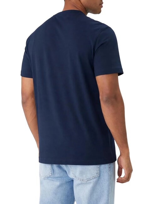 LOGO CONTRAST T-Shirt in cotone smartblue - T-shirt Uomo
