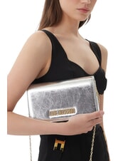 LOVE MOSCHINO SMART DAILY Pochette con catena argento - Borse Donna - 2