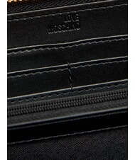 LOVE MOSCHINO BOLD LOVE Portafoglio a zip Nero - Portafogli Donna - 6