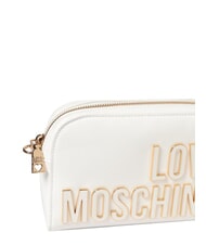 LOVE MOSCHINO ENAMELED Borsa mini a tracolla bianco - Borse Donna - 3