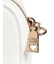 LOVE MOSCHINO ENAMELED Borsa mini a tracolla bianco - Borse Donna - 4