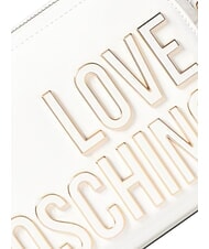 LOVE MOSCHINO ENAMELED Borsa mini a tracolla bianco - Borse Donna - 5