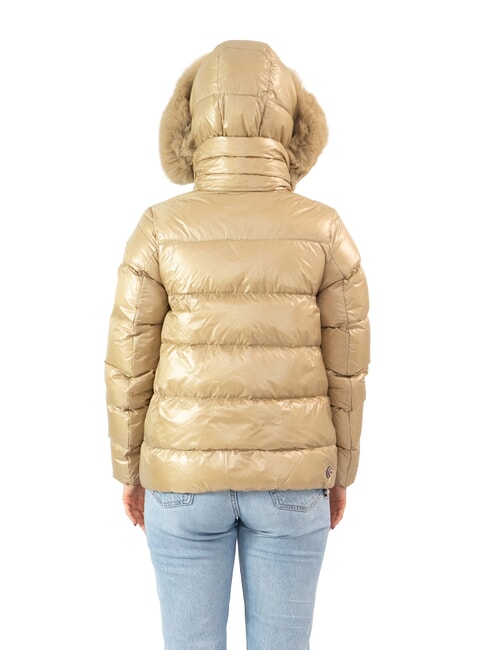 ORIGINALS FRIENDLY Piumino con cappuccio camel-dark steel - Piumini Donna