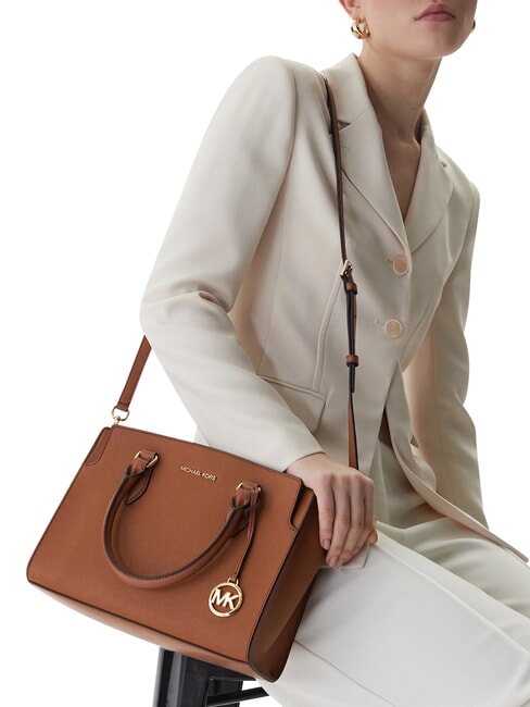 BECCA Borsa a mano con tracolla, in pelle luggage - Borse Donna