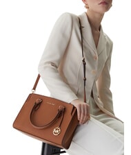 MICHAEL KORS BECCA Borsa a mano con tracolla, in pelle - Borse Donna
