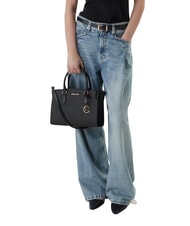 MICHAEL KORS BECCA Borsa a mano con tracolla, in pelle black - Borse Donna - 2