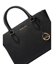 MICHAEL KORS BECCA Borsa a mano con tracolla, in pelle black - Borse Donna - 5