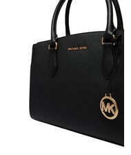 MICHAEL KORS BECCA Borsa a mano con tracolla, in pelle black - Borse Donna - 7