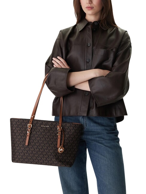 QUINN Borsa tote a spalla, in pelle brn/acorn - Borse Donna