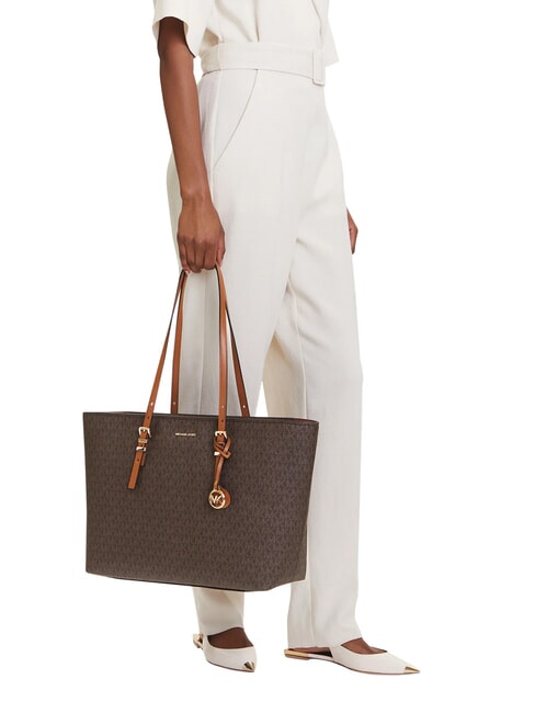 QUINN Borsa shopping a spalla, in pelle brn/acorn - Borse Donna