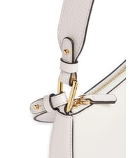 COCCINELLE MERVEILLE Borsa a spalla in pelle martellata pearl - Borse Donna - 3