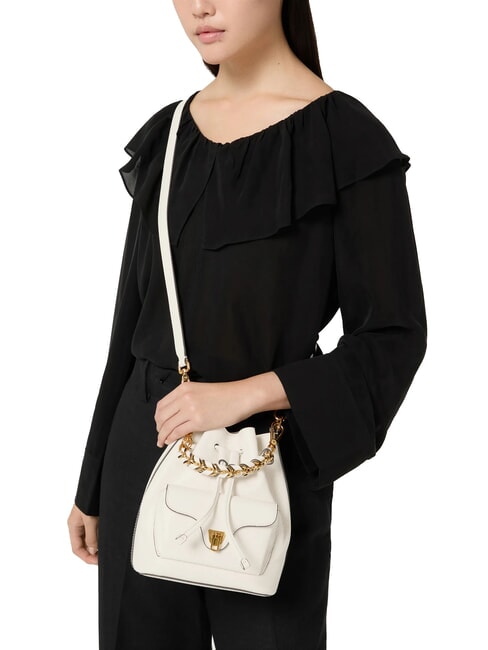 BEAT GENERATION Mini Secchiello in pelle pearl - Borse Donna