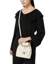 COCCINELLE BEAT GENERATION Mini Secchiello in pelle pearl - Borse Donna - 5