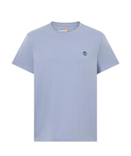 TIMBERLAND SS DUNRIVER CREW T-shirt in cotone medium blue - T-shirt Uomo - 3