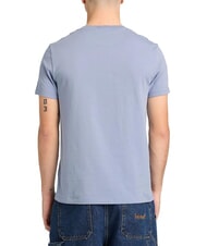 TIMBERLAND SS DUNRIVER CREW T-shirt in cotone medium blue - T-shirt Uomo - 2
