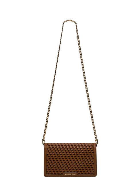JET SET Borsa mini a tracolla, in pelle brown - Borse Donna